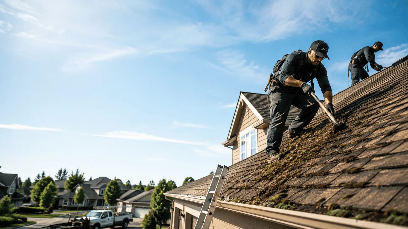 Roof Moss Removal in Millington, IL near me